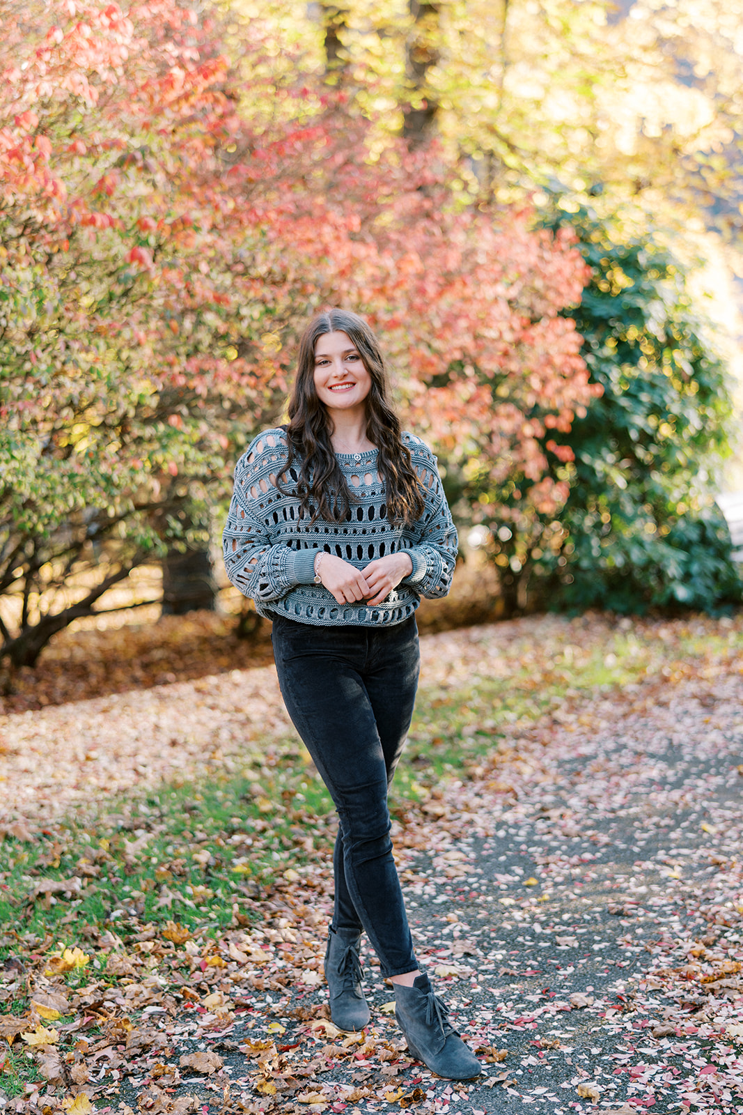 fall senior pictures in jim thorpe