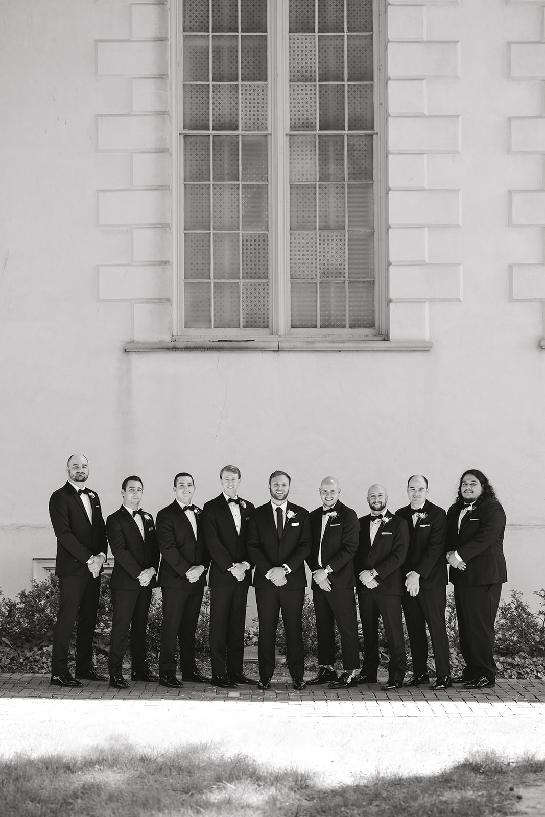 groomsmen at hotel bethlehem